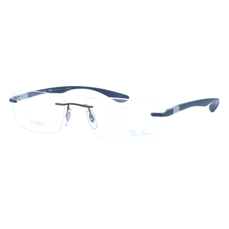 老眼鏡 レイバン リーディンググラス ライトフォース Ray-Ban LITE FORCE RX8724 1217 54 ツーポイント リムレス メンズ レディース 国内正規品_1