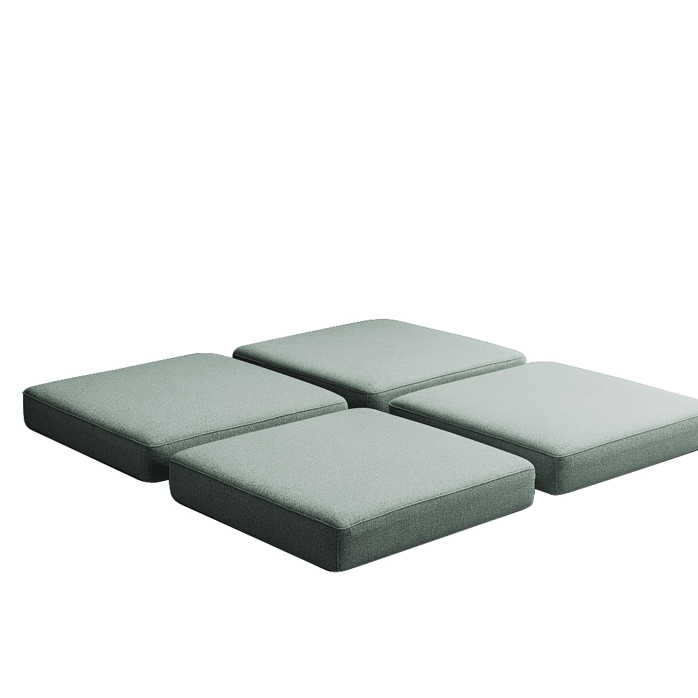 新品未使用　座布団 4枚セット With：）SOFA（ウィズソファ） フロアクッション 座布団4枚セット