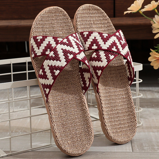 ルームシューズ 麻スリッパ 春夏用 室内 サンダル 部屋用 ベランダ 軽い スリッパ リネン 軽量 レディース メンズ 室内履き 洗える 来客用 msp1 |  | 06