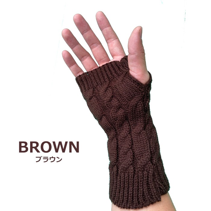 withBambi 手袋 指なし ハンドカバー メンズ てぶくろ 秋冬 秋 冬