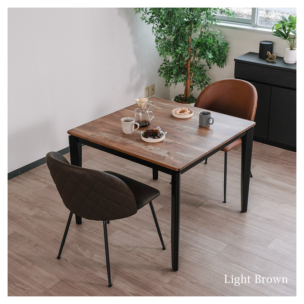 ダイニングテーブル おしゃれ 3点セット 幅92cm 2人掛け コンパクト