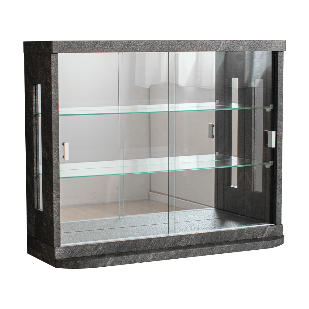 With Plan（ウィズプラン） 石目調 卓上 コレクションケース