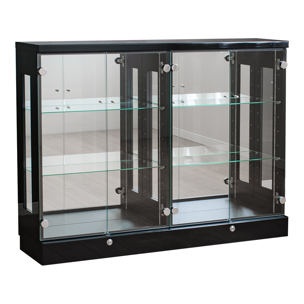 コレクションケース 120 ワイド 大型 幅広 シンプル ガラスケース 鍵付き ガラス棚 コレクションボード ディスプレイ棚 アトラスベーシック｜withplan｜03