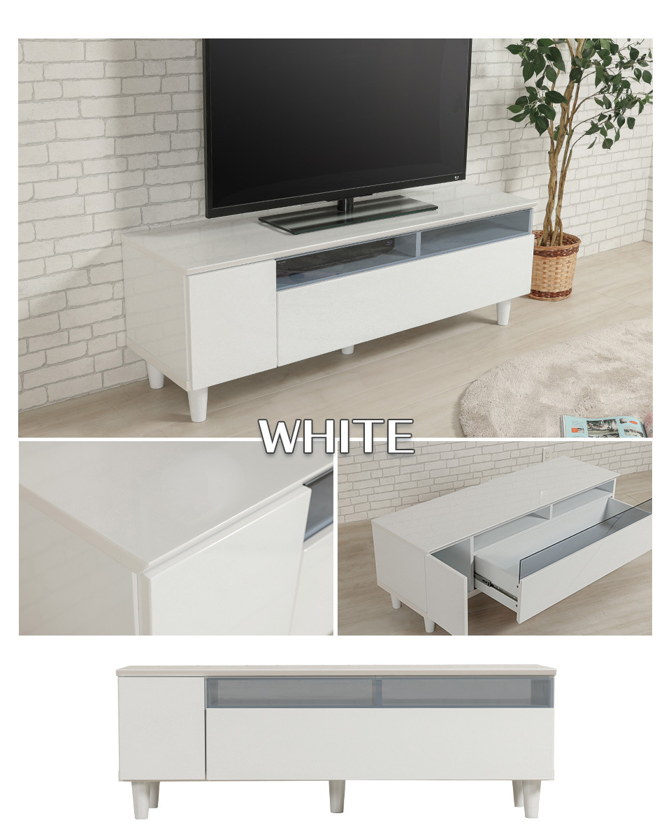 脚付きテレビボード　幅130cm