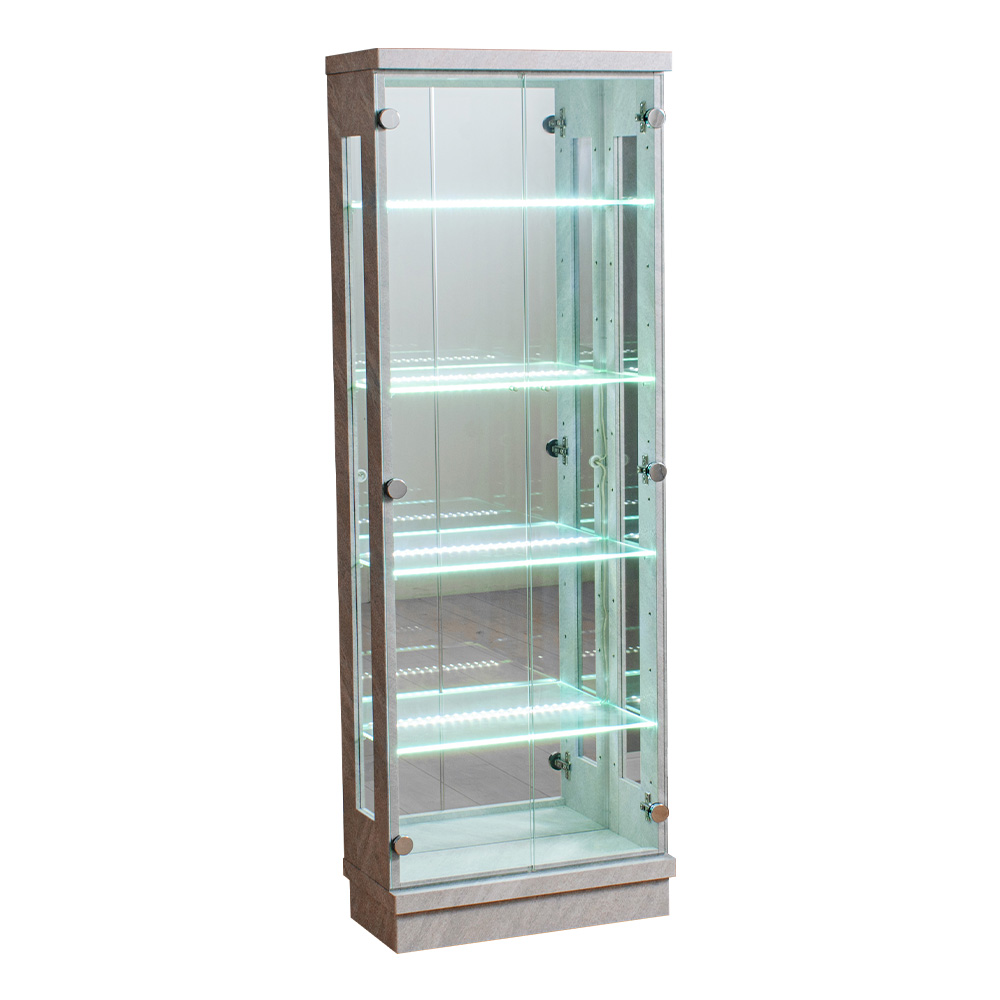 With Plan（ウィズプラン） 石目調 コレクションケース led