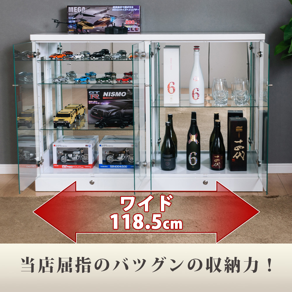 幅120cm シンプル コレクションケース