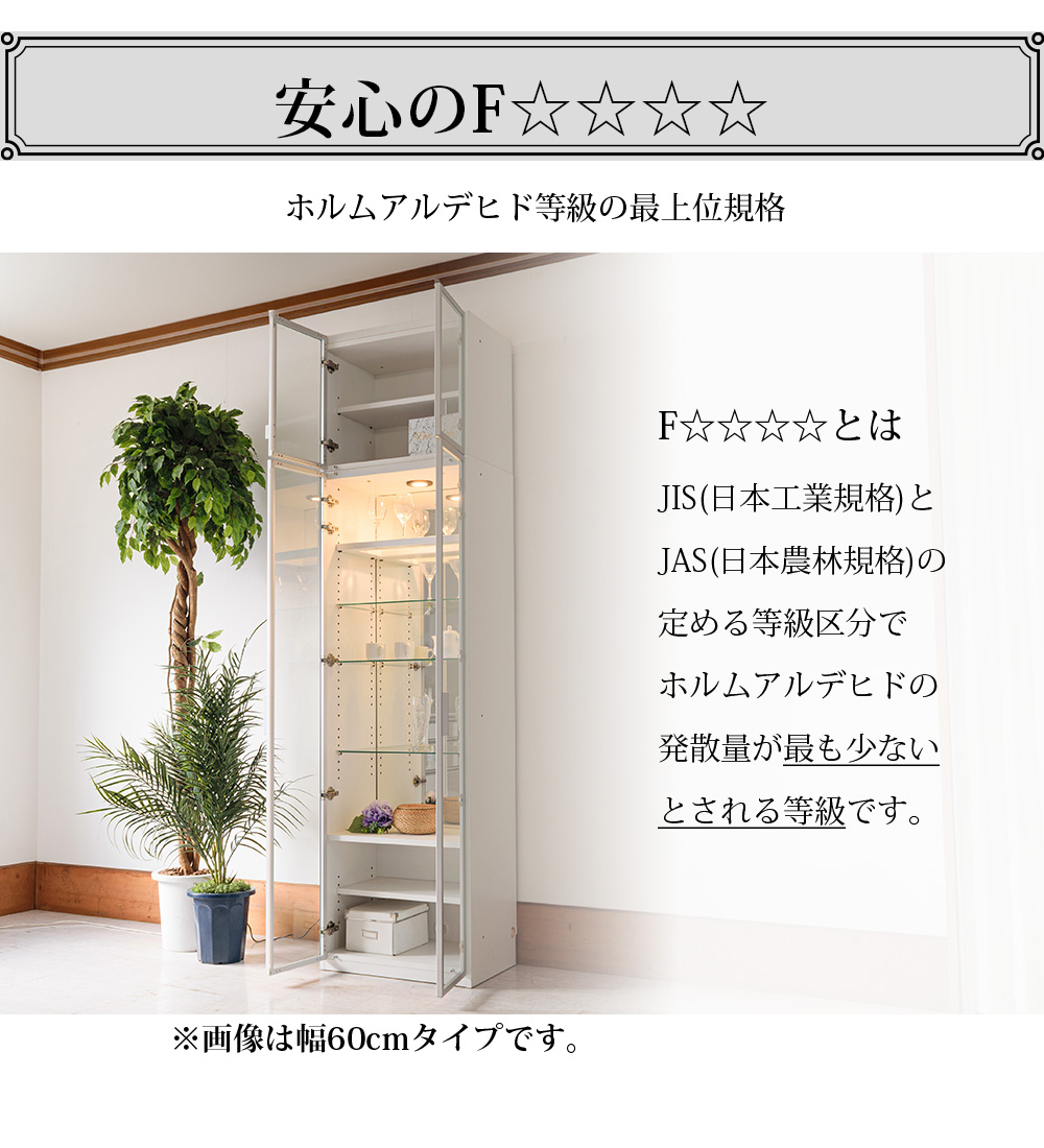 高級 コレクションボード 上置き 壁面収納 ガラスキャビネット ガラスケース