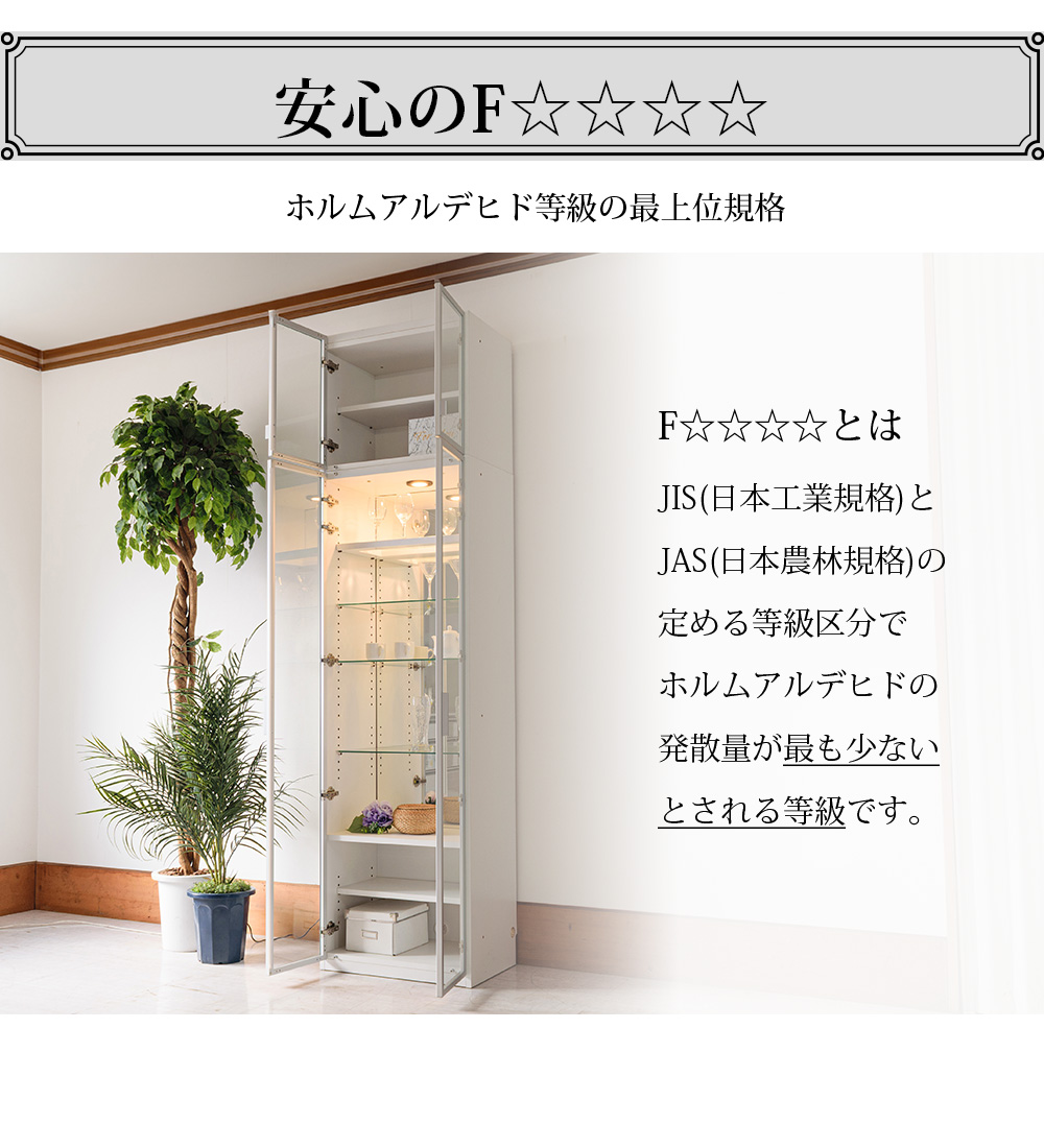 高級 コレクションボード 上置き 壁面収納 ガラスキャビネット ガラスケース