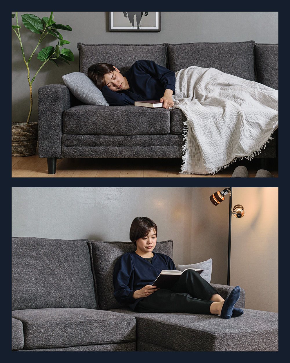 ソファ カウチソファ 3人掛け ロータイプ ソファー カウチ 3P