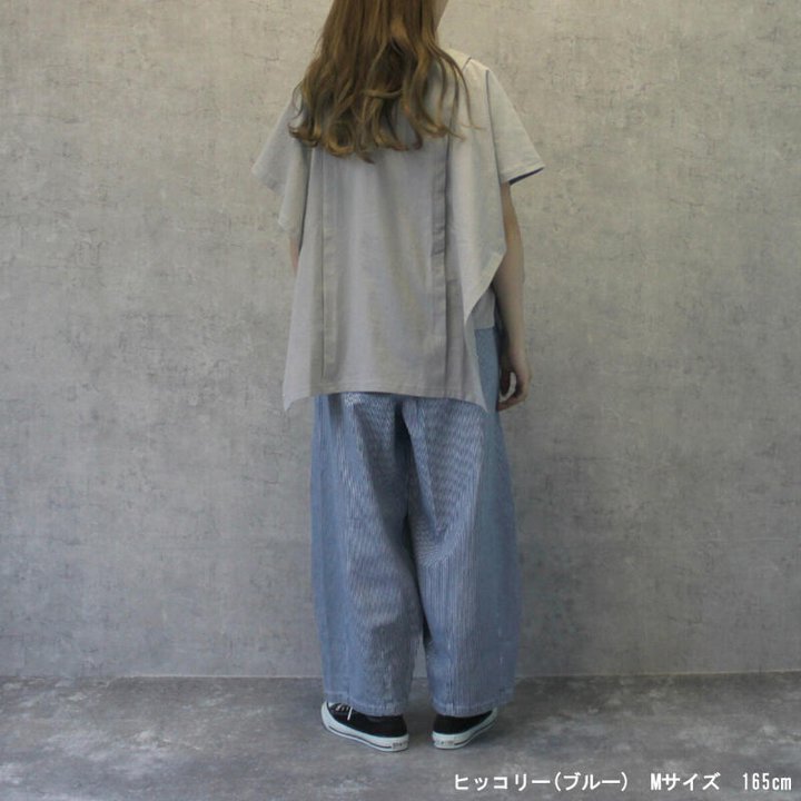 デニムサーカスパンツ(股下63cm) レディース ワイドパンツ