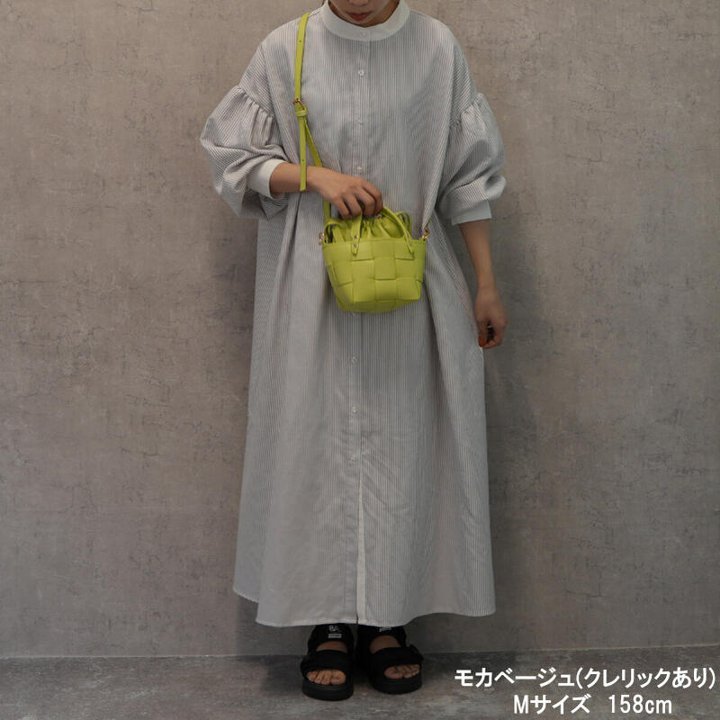 シャツワンピース 袖ギャザーロングシャツワンピ―ス レディース シャツワンピース 袖ギャザーロングシャツワンピ―ス レディース