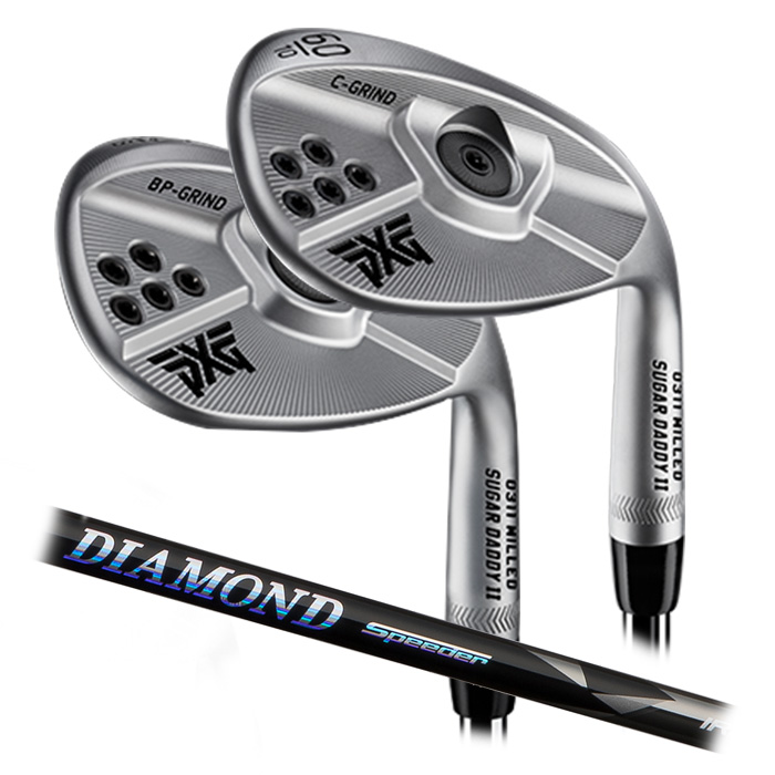 (カスタムクラブ) PXG 0311 SUGAR DADDY II Chrome ウェッジフジクラ ダイヤモンド スピーダー アイアン用 Parsons Xtreme Golf (G)