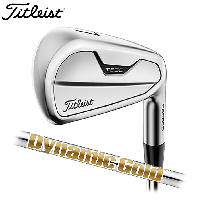 メーカーカスタム)Titleist タイトリスト NEW T200 アイアン DYNAMIC GOLD 95/105/120 5〜PW （6本セット  :21-T200-DG-95-122:ゴルフショップ ウィザード - 通販 - Yahoo!ショッピング