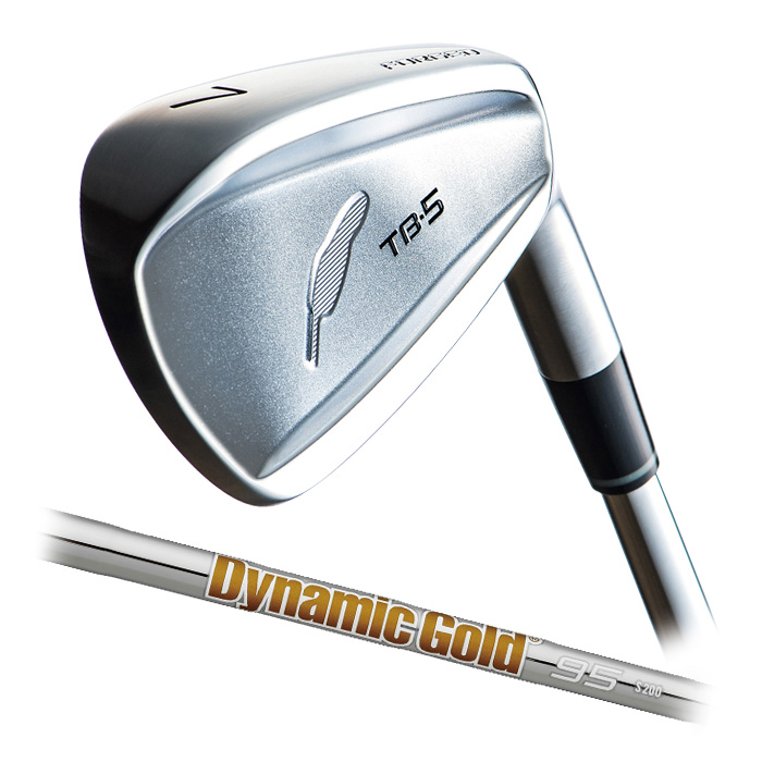 【メーカーカスタム】FOURTEEN フォーティーン NEW TB-5 FORGED アイアン Dynamic Gold 95 6I〜PW （5本セット）