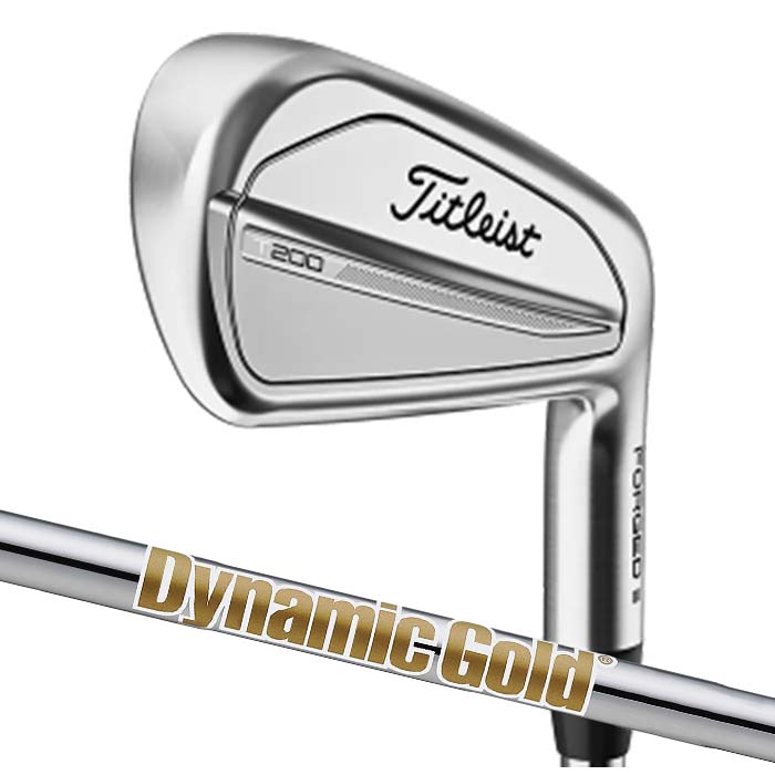 【メーカーカスタム】Titleist タイトリスト 2023 T200 アイアン DYNAMIC GOLD 95/105/120 単品｜wizard