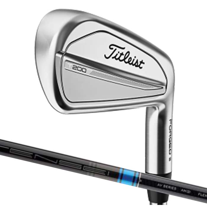 【メーカーカスタム】Titleist タイトリスト 2023 T200 アイアン TENSEI AV AM2 BLUE 5I〜PW(6本セット)