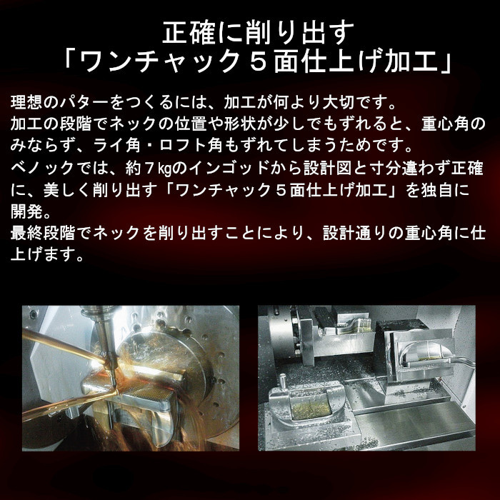 カスタムオーダー)ベノック BENOCK フィナーレ パター FINALE 超 カスタムオーダー)ベノック BENOCK フィナーレ パター FINALE 超