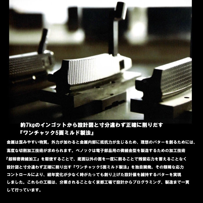 BENOCK easpade パター ベノック BENOCK easpade M type エスペード Mタイプ パター