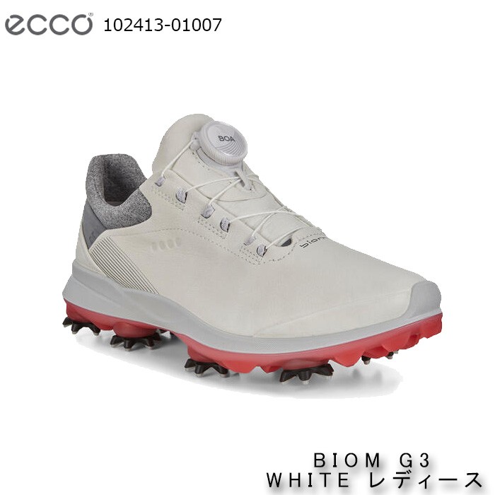 エコー ECCO 102413-01007 BIOM G3 WHITE レディース ゴルフシューズ