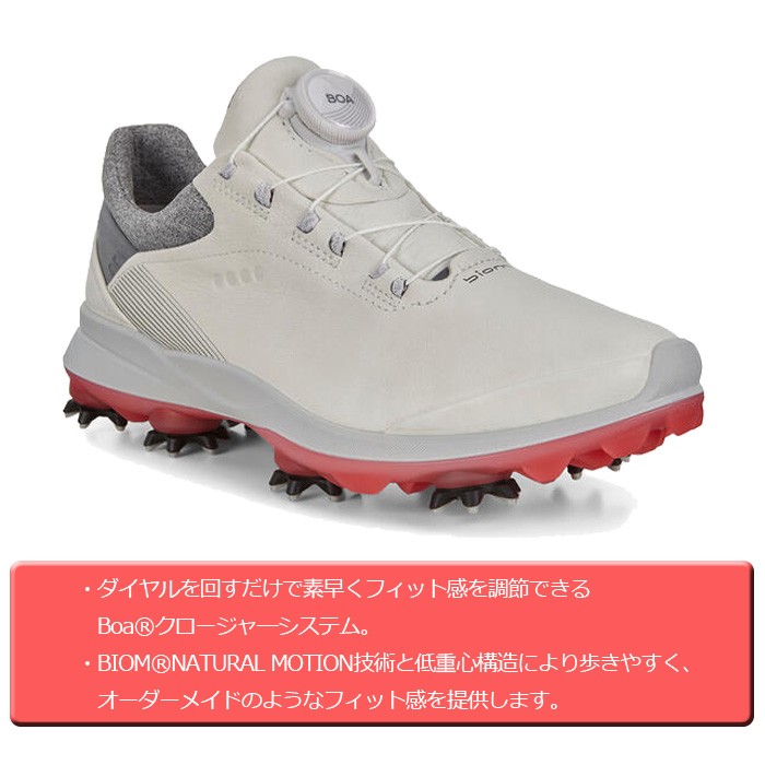 エコー ECCO 102413-01007 BIOM G3 WHITE レディース ゴルフ