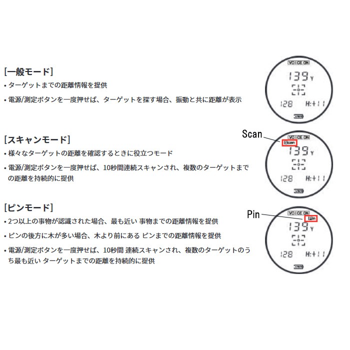 ゴルフバディー GOLF BUDDY aim L10V レーザー距離計 距離測定器