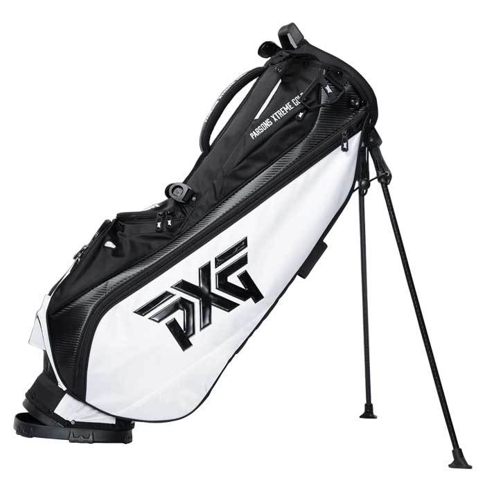 サイズ⒀ PXG 2020 LIGHT WEIGHT CARRY STAND BAG BLACK/WHITE 軽量