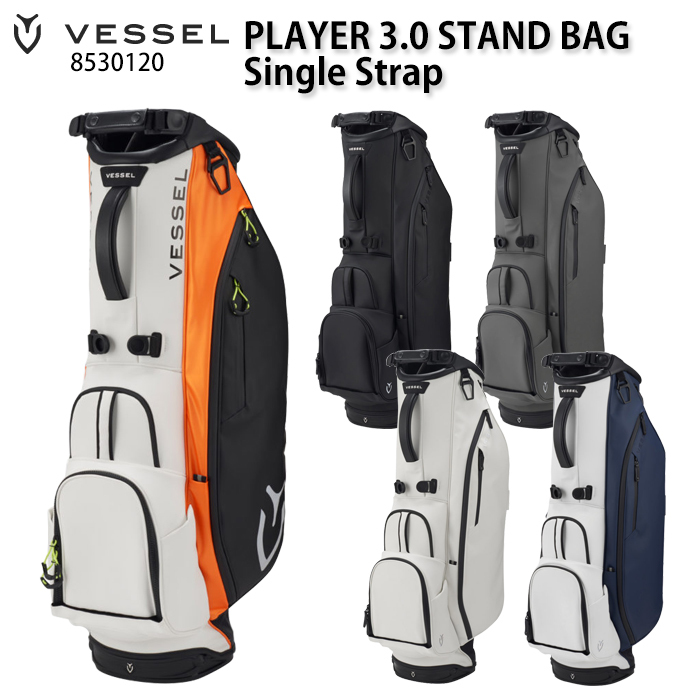 ベロアポケ】 ベゼル VESSEL PLAYER 3.0 STAND BAG Single Strap