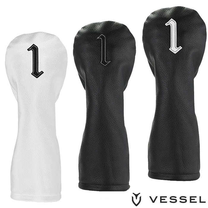 素敵でユニークな VESSEL HC1122 Leather Head Cover -Number- ベゼル