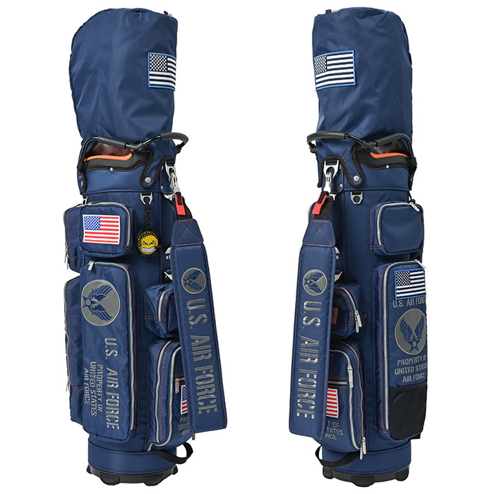 アーミーベースコレクション ABC-062CB U.S.AIR FORCE キャディバッグ 9インチ ARMY BASE COLLECTION | ARMY BASE COLLECTION | 02