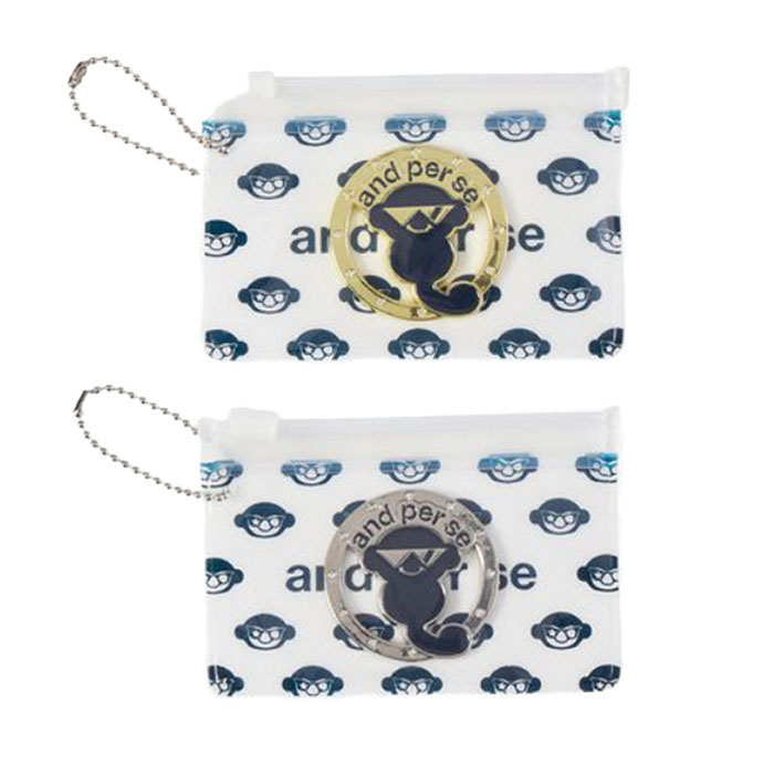 アンパスィ and per se AUS7715 アンパンジー ゴルフマーカー | and per se