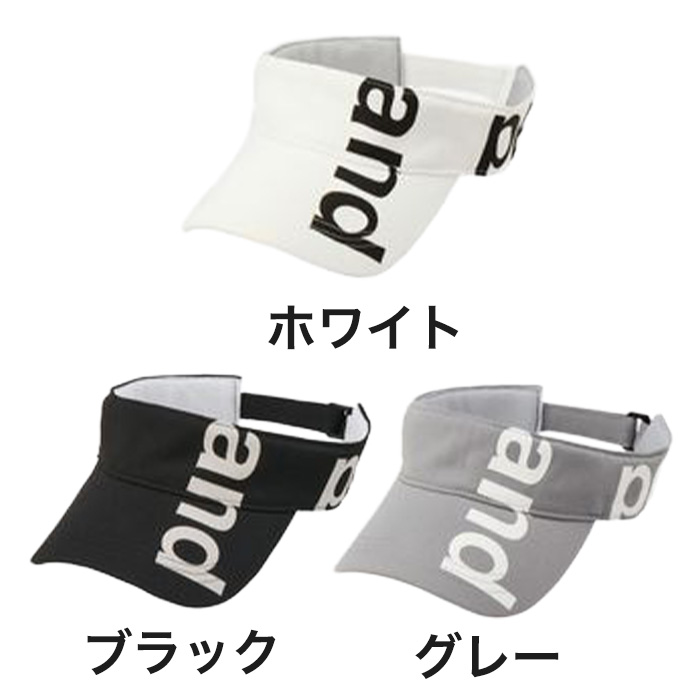 アンパスィ and per se AUS8726 ポリエステル ツイル サンバイザー VISOR 帽子 | and per se | 04