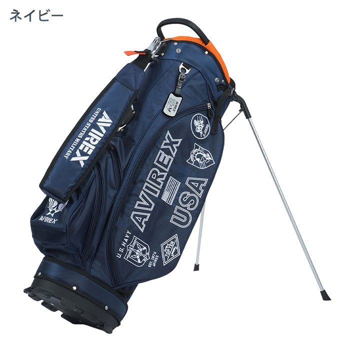 【利益還元祭】開催中！今年最後の大セール アヴィレックス AVIREX ゴルフ セルフスタンドケース AVXBB1-27C ゴルフバッグ・キャディバッグ