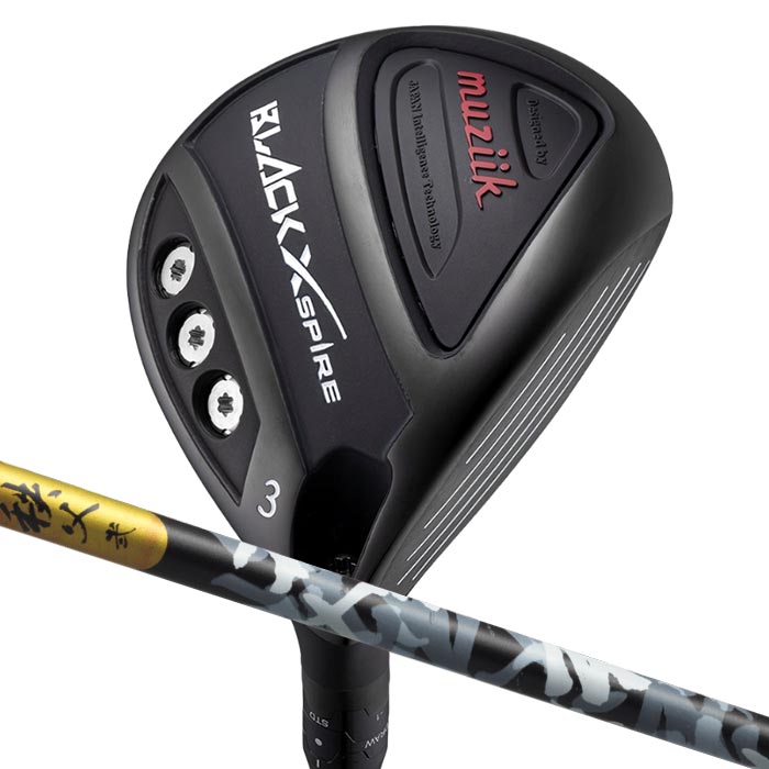 muziik（ムジーク） muziik BLACK XSPIRE Fairway Wood グラファイト
