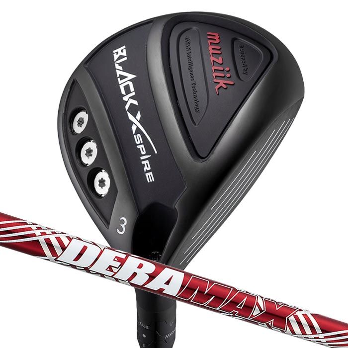 ムジーク muziik BLACK XSPIRE Fairway Wood オリムピック デラマックス プレミアム UXF (カスタムフェアウェイウッド)