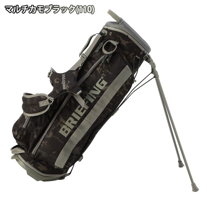 ブリーフィング ゴルフ BRIEFING GOLF BRG223D15 CR-4 #2 WOLF GRAY スタンドキャディバッグ 9.5インチ