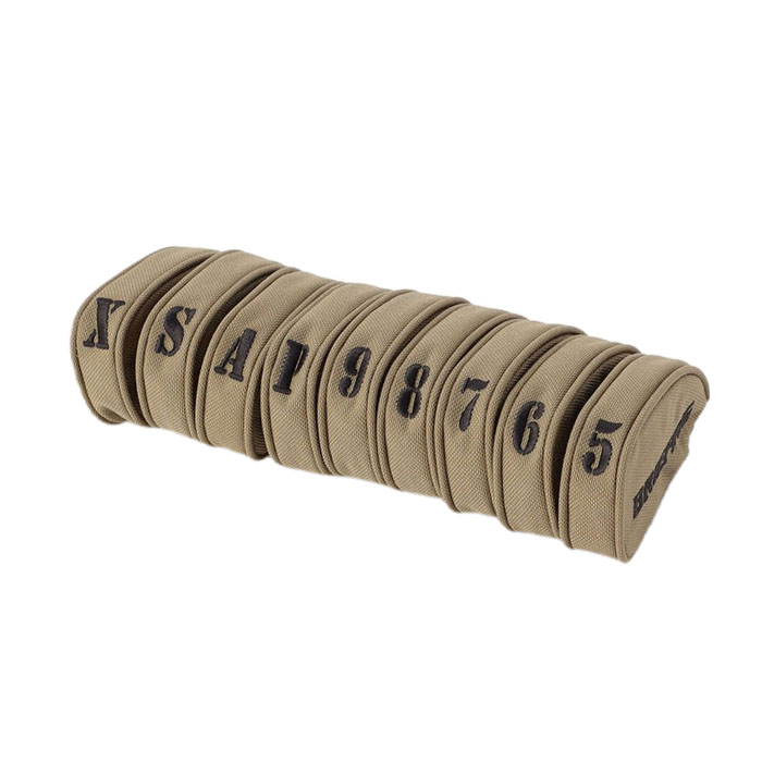 ブリーフィング ゴルフ BRIEFING GOLF BRG253G21 SEPARATE IRON COVER(9個セット) STD アイアンカバー ヘッドカバー 5.6.7.8.9.P.A.S.Xの画像
