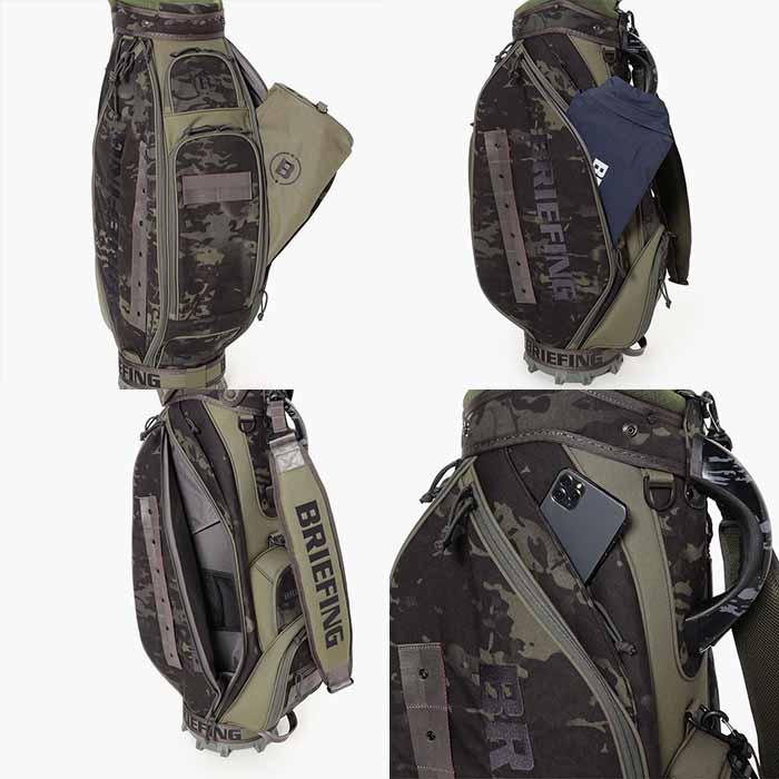 ブリーフィング ゴルフ BRIEFING GOLF BRG261D11 CR-5 #04 CAMO COMBI キャディバッグ 9.5インチ_7