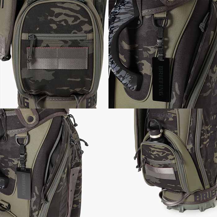 ブリーフィング ゴルフ BRIEFING GOLF BRG261D11 CR-5 #04 CAMO COMBI キャディバッグ 9.5インチ_9