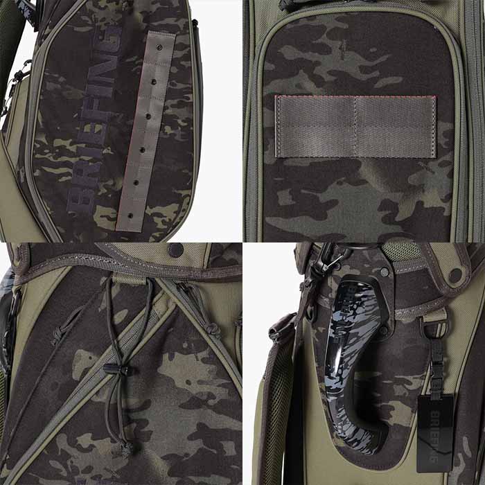 ブリーフィング ゴルフ BRIEFING GOLF BRG261D11 CR-5 #04 CAMO COMBI キャディバッグ 9.5インチ_10
