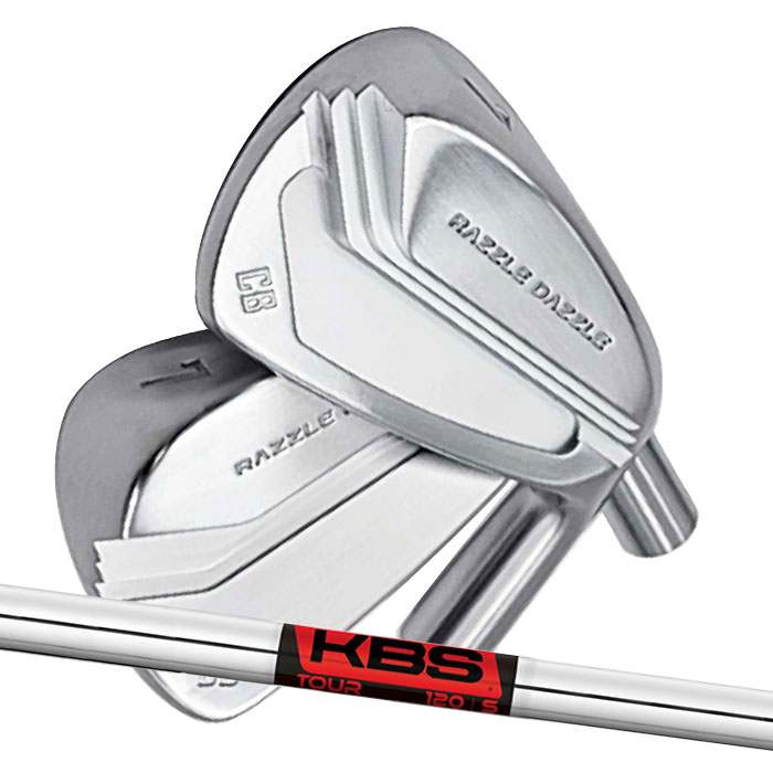 ラズルダズル RAZZLE DAZZLE CSI-BB / CSI-CB FORGED アイアンKBS TOUR単品 (カスタムアイアン)
