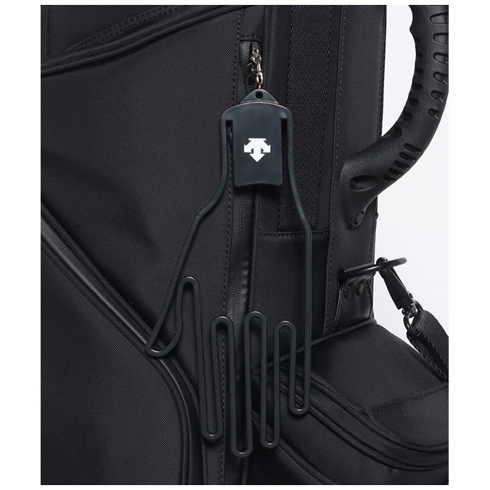 デサントゴルフ　キャディバッグ　9型 ブラック　DQBSJJ00 DESCENTE GOLF デサントゴルフ 大口径 キャディバッグ 9.5型