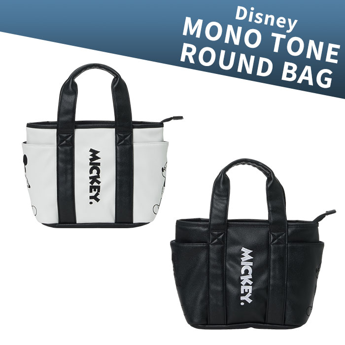 ディズニー Disney XYMG6FB1 MONO TONE ラウンドバッグ ゴルフ カートバッグ プレゼント ギフト 可愛い ロゴ