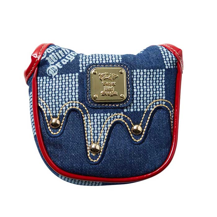 �_���X�E�B�Y�h���S�� Dance With Dragon D3-702036 �f�j�� DOT �`�F�b�N �}���b�g�^ �p�^�[�J�o�[ �S���t �w�b�h�J�o�[ �}�O�l�b�g