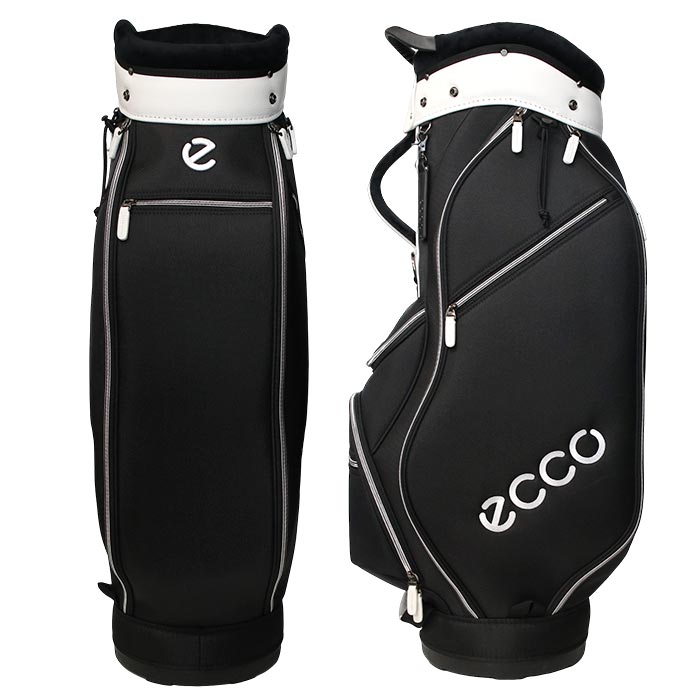 ecco IMPORT COLLECTION スタンド式キャディバッグ ブラック ecco IMPORT COLLECTION スタンド式キャディバッグ ブラック