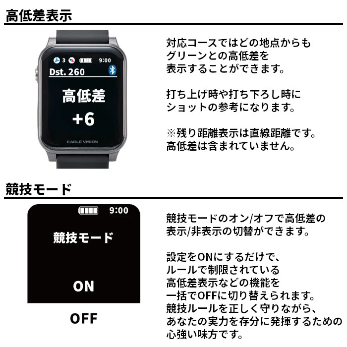 EAGLE VISION イーグルビジョン EV-539 Watch AX ACROSS 腕時計型GPS