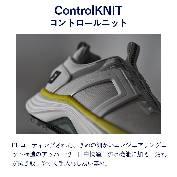 【レディース】フットジョイ ハイパーフレックス ボア 98192 ソフトスパイク ゴルフシューズ ホワイト×イエロー FootJoy（フットジョイ） FOOT JOY 98192W HYPERFLEX Boa ウィメンズ