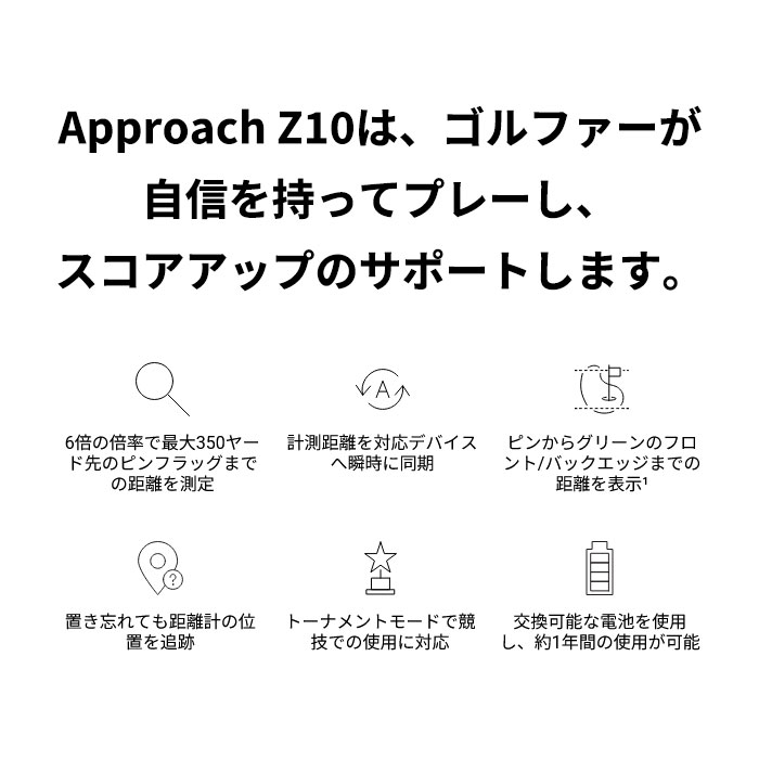 ガーミン GARMIN Approach Z1...の詳細画像1