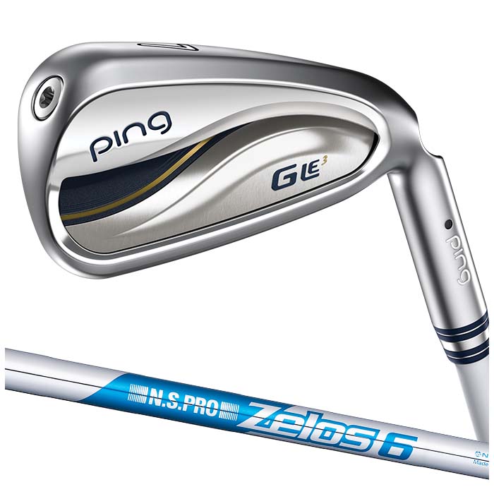 ピン ゴルフ PING G LE3 アイアン ZELOS 6 7I~PW.SW(5本セット) 日本正規品 ping g le IRON ジーエルイ―3