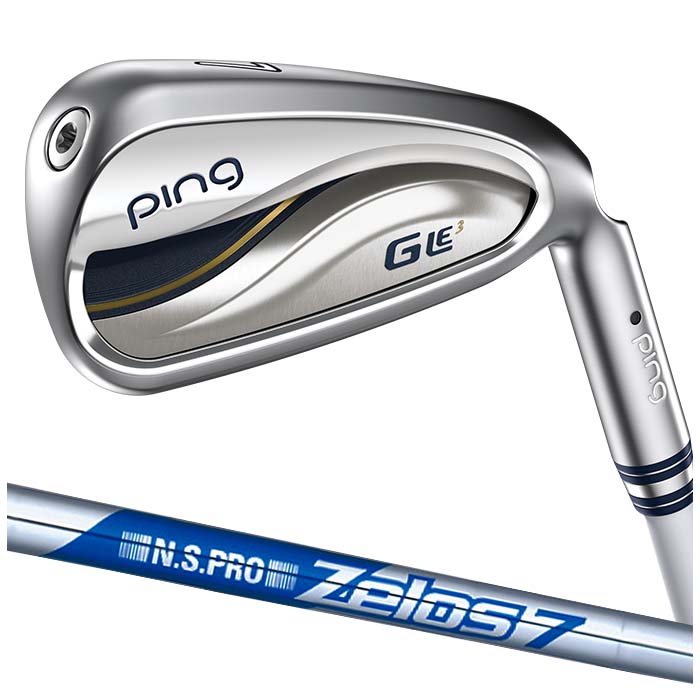 ピン ゴルフ PING G LE3 アイアン ZELOS 7 7I~PW.SW(5本セット) 日本正規品 ping g le IRON ジーエルイ―3