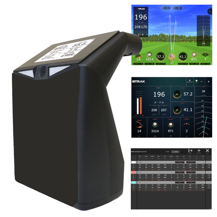 GPRO ゴルフ用弾道計測器 GTRAK モバイルアプリセット 練習機 : ゴルフ